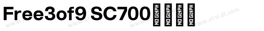 Free3of9 SC700字体转换
